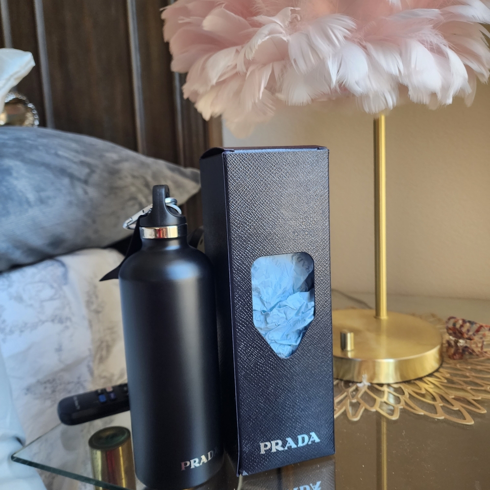 Authentic Prada Matte Black Bottle - image 2